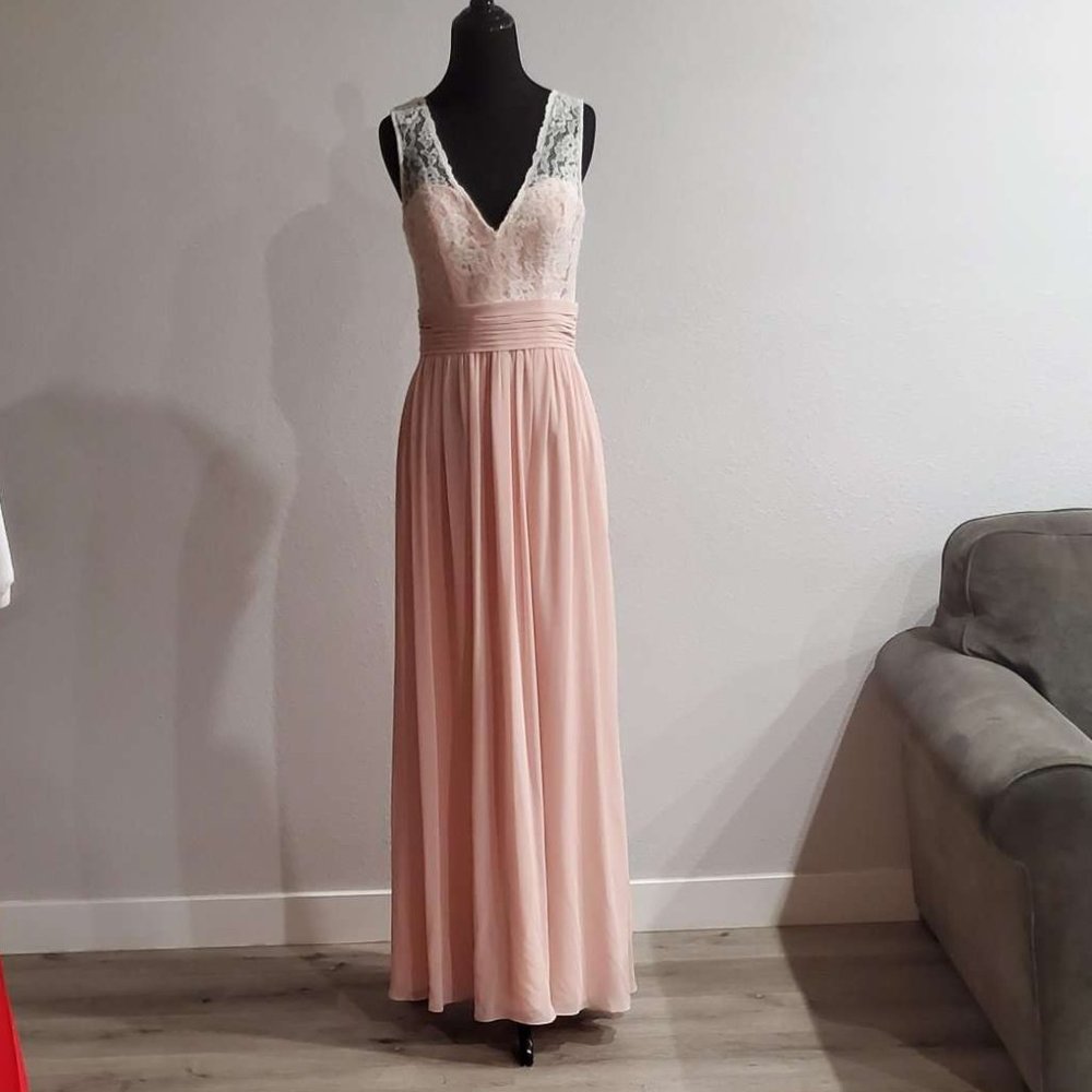 V-Neck Lace Dress